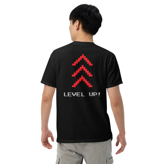 "Level Up" Unisex garment-dyed heavyweight t-shirt